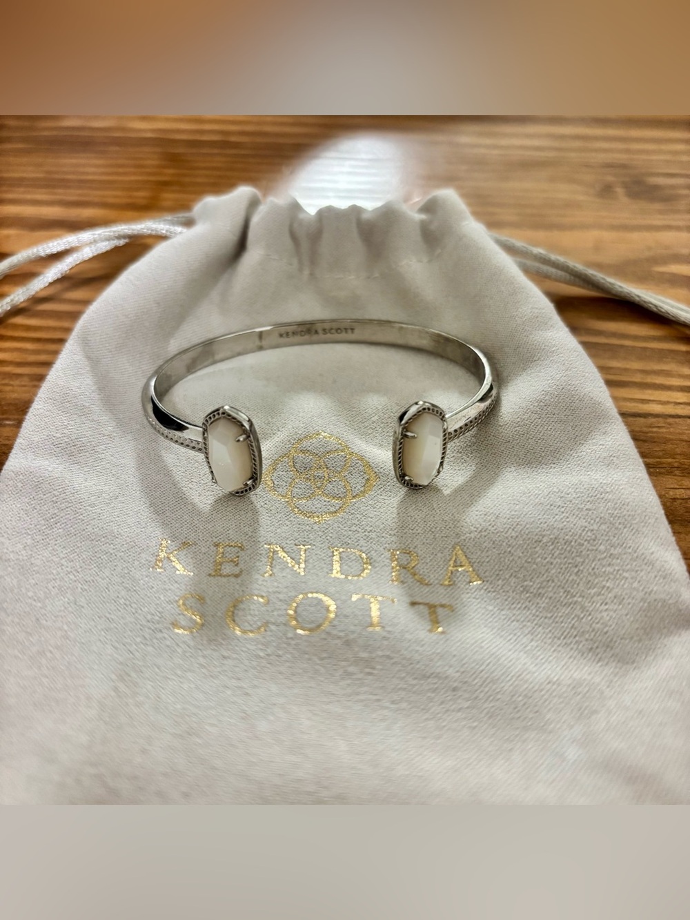 KENDRA SCOTT Silver Cuff Bracelet